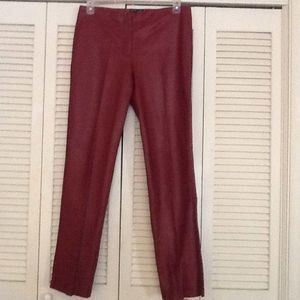 Women's NWOT Red Leather Pants